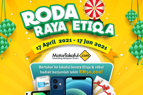 Promosi Roda Raya Etiqa: Kereta Dilindungi, Hadiah Menanti