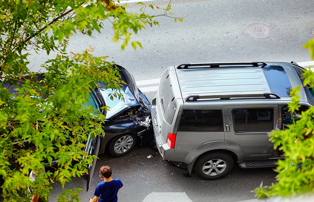 Accident between two cars