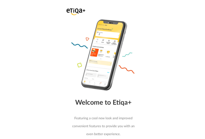 The Etiqa+ app