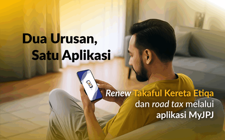 Renew Takaful Kereta dan Road Tax di Aplikasi MyJPJ