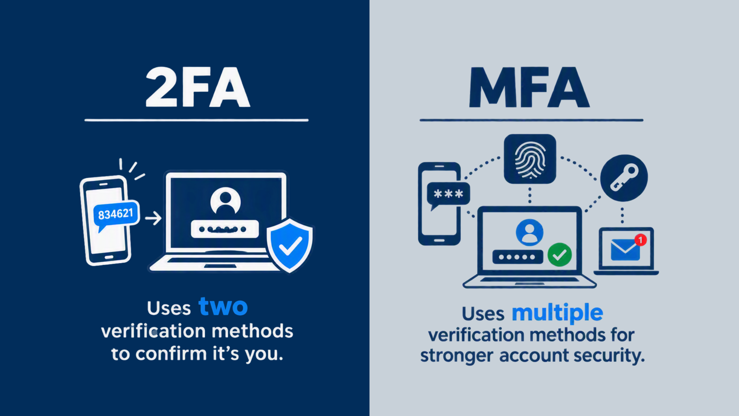 2FA vs MFA